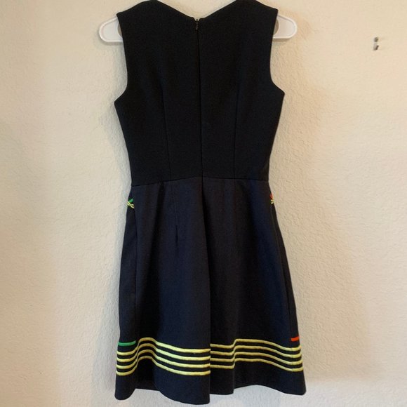 Peter Pilotto A-line mini-dress with unique details - size 4 US (8UK) - Picture 7 of 7